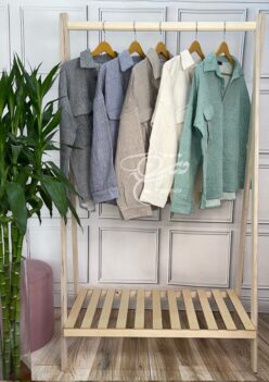 شومیز جلوبسته تک جیب کد 10106