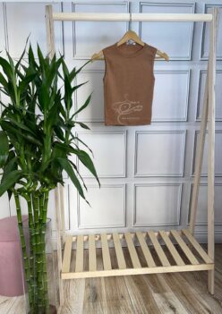 تاپ بیسیک کرم قهوه ای کد 10108
