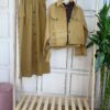 ست کت و دامن کرم قهوه ای کد 10110